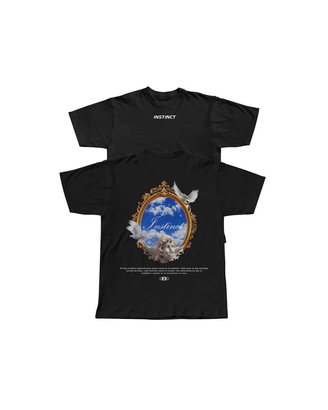 camiseta negra instinct